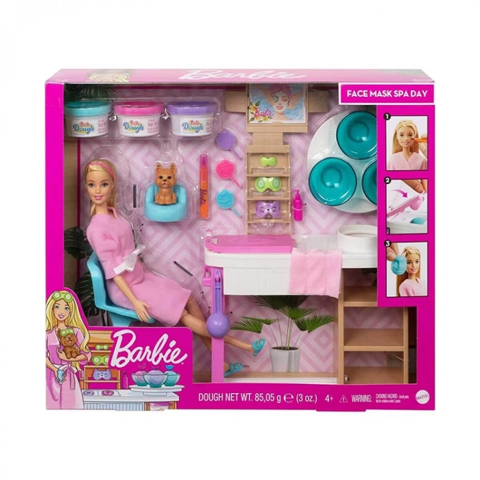 MATTEL GJR84 BARBIE YÜZ BAKIMI YAPIYOR OYUN SETİ