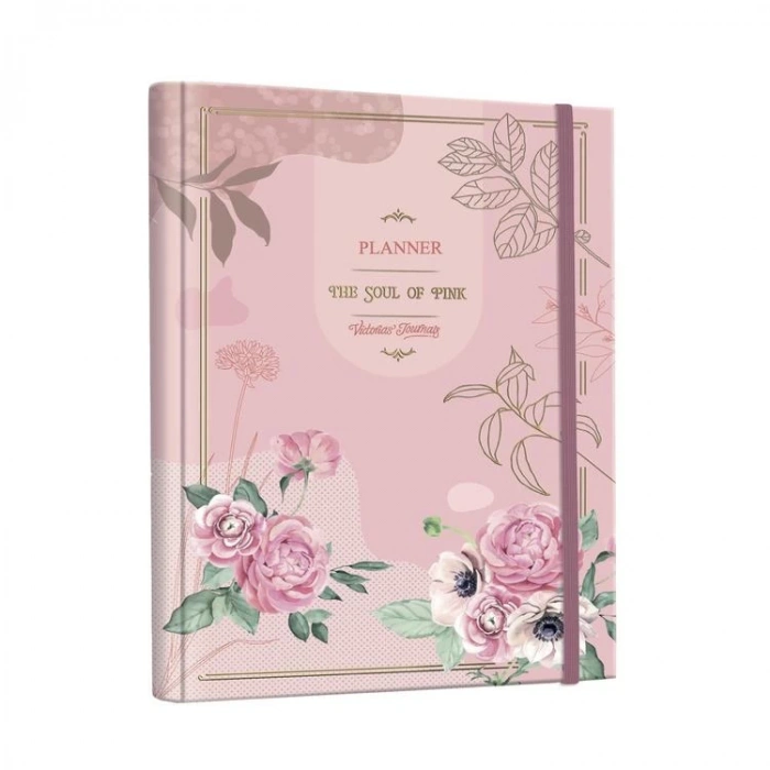 VICTORIAS JOURNALS 1292 17x23cm GİZLİ SPİRALLİ SERT KAPAK 100gr. AYRAÇLI PLANNER DEFTER