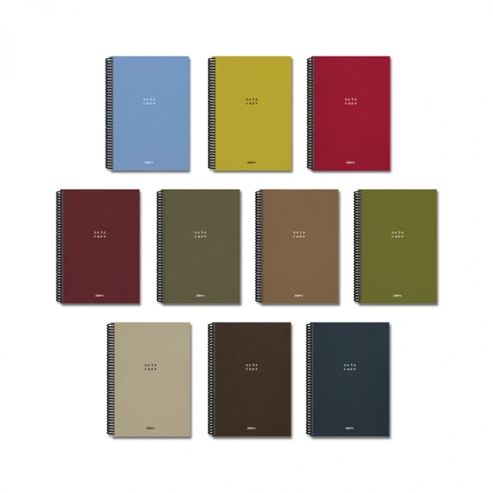 PAPİRÜS  NOTE CASE SERT KAPAK SPİRALLİ 16X23 120YP. ÇİZGİSİZ DEFTER