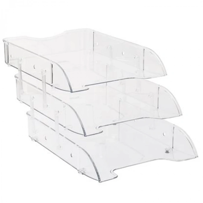 KRAF 829G EVRAK RAFI RAYLI ŞEFFAF 3LÜ