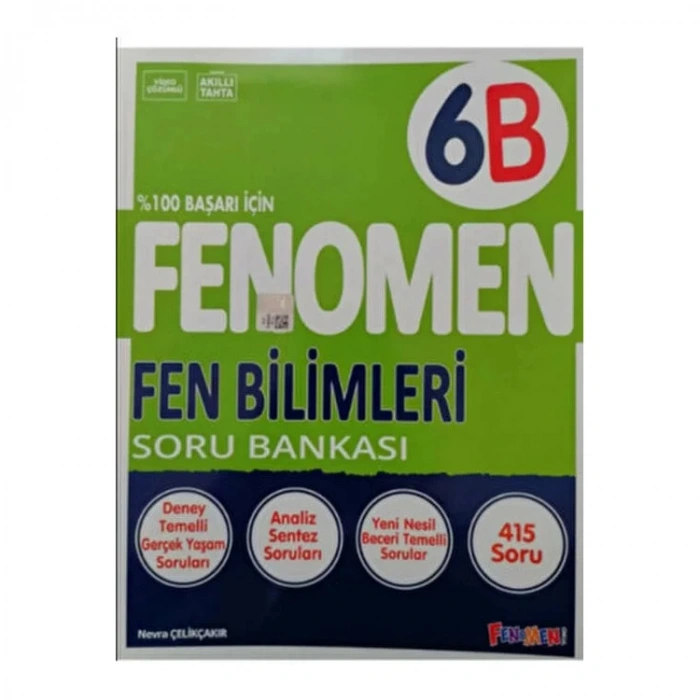 FENOMEN 6. SINIF  FEN BİLİMLERİ B SORU BANKASI