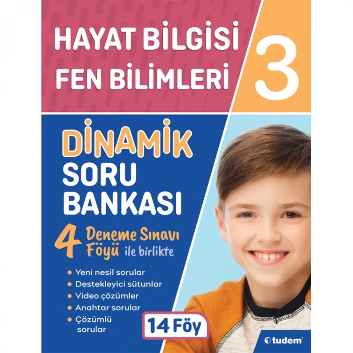 TUDEM 3. SINIF HAYAT BİLGİSİ + FEN BİLİMLERİ DİNAMİK SORU BANKASI
