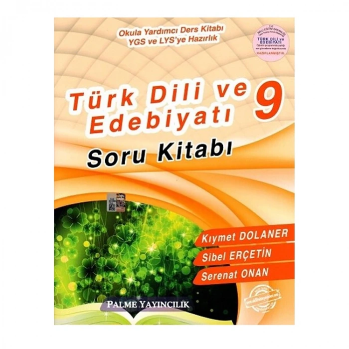 PALME 9. SINIF TÜRK DİLİ VE EDEBİYATI SORU BANKASI