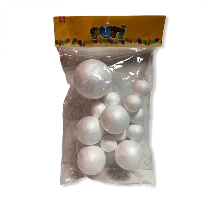 PUTİ 06352 KÖPÜK TOP 6,5CM 1AD- 5CM 4AD- 3CM 8AD