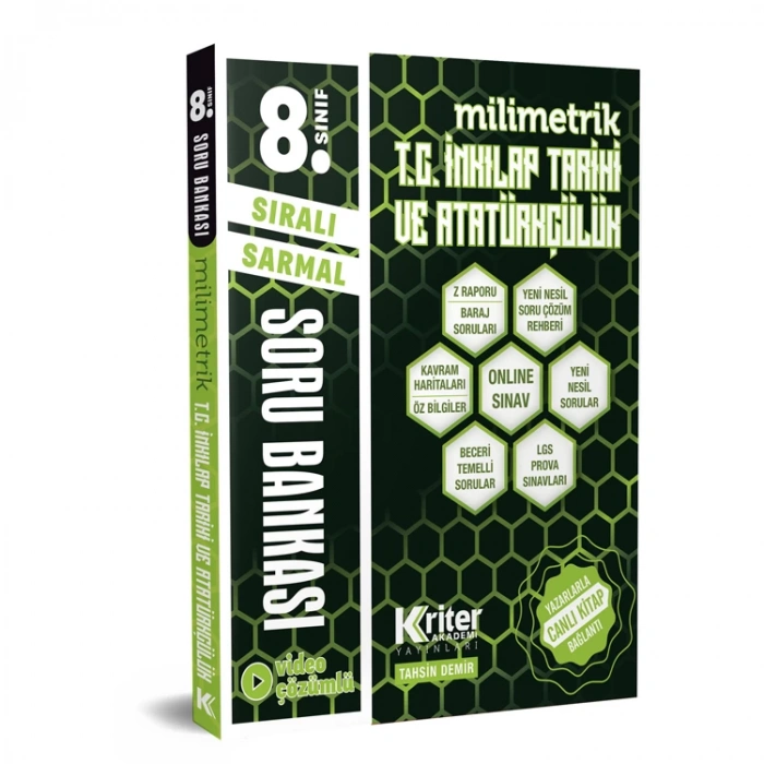 KRİTER 8. SINIF  İNKILAP TARİHİ SORU BANKAS