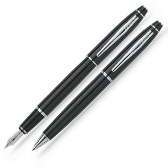 SCRIKSS 35 DOLMAKALEM+TÜKENMEZ KALEM TAKIM SİYAH KUTULU