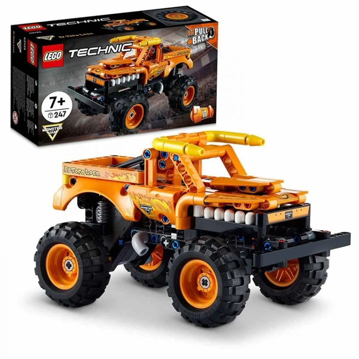 LEGO TECHNIC TELEHANDLER MONSTER JAM EL TORO LOCO 42135