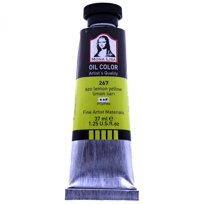 MONALİSA YAĞLI BOYA 37 ML TÜP  MO037-267 LİMON SARI