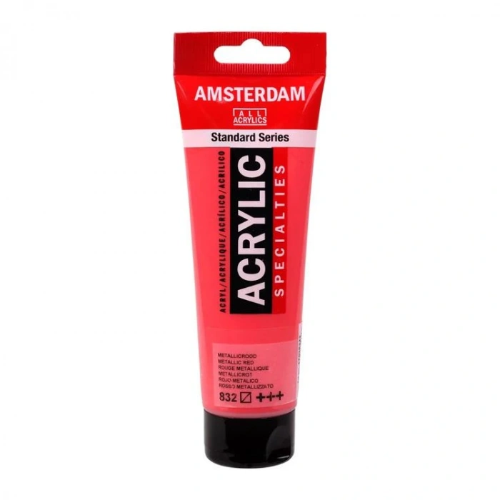 AMSTERDAM  RT17098322 AKRİLİK BOYA 120 ML METALLIC RED