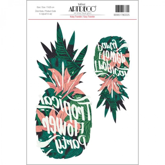 ARTDECO KOLAY TRANSFER 17X25CM DESEN NO:42