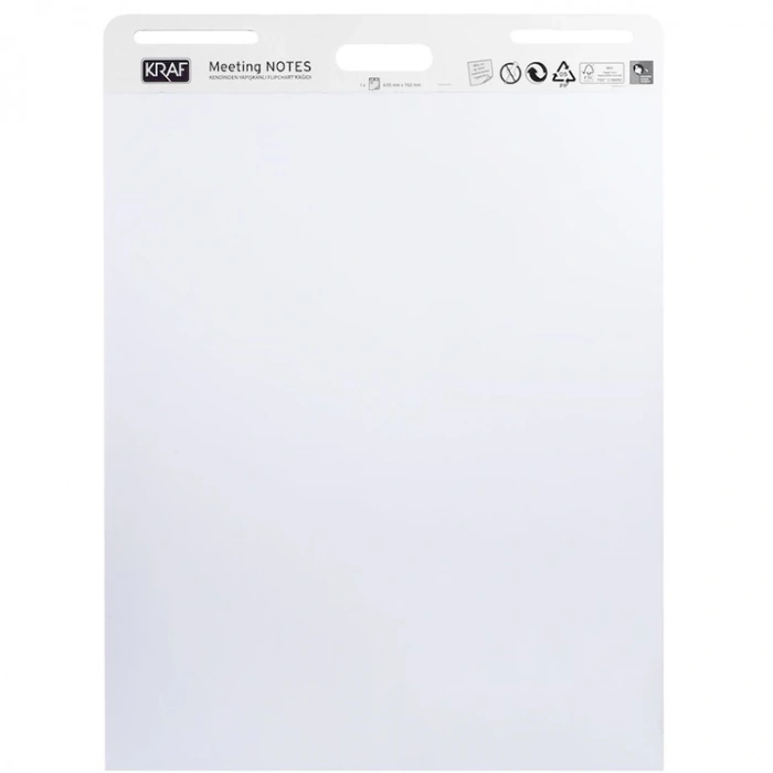 KRAF KENDİNDEN YAPIŞKANLI FLIPCHART KAĞIDI 30yp 635X762 MM