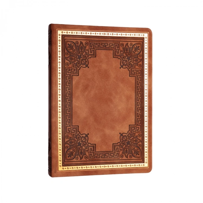 VICTORIAS JOURNALS 3475 VINTAGE OLD BOOK 14x20cm 80gr.160YP. ÇİZGİLİ DEFTER AÇIK KAHVERENGİ