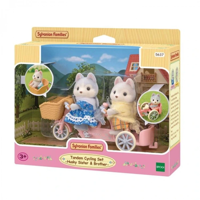 ADORE ESF5637 SYLVANIAN FAMILIES BİSİKLET VE HASKİLER 3+