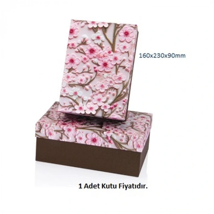 GIPTA MAY DİKDÖRTGEN HEDİYE KUTUSU BX2789 A NO:03 160x230x90mm - TEKLİ