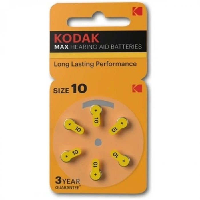 KODAK KULAKLIK PİLİ P10 1.45V 6LI
