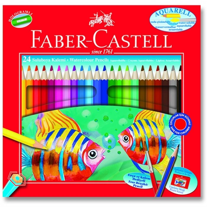 FABER CASTELL REDLINE AQUARELL KURU BOYA 24 RENK