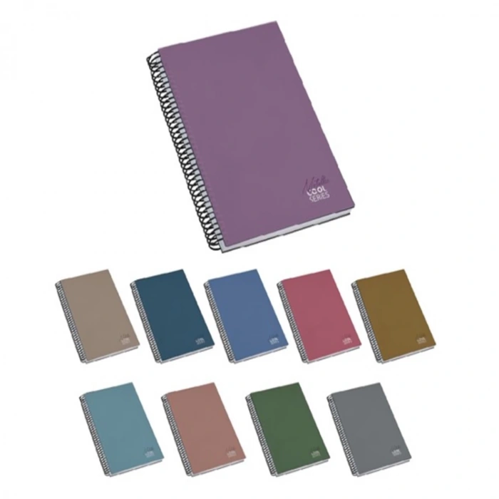 MİKRO COOL METALİK 17X24 120YP. KARELİ OKUL DEFTERİ