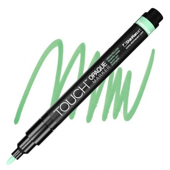 TOUCH OPAQUE SU BAZLI MARKER KALEM 0.8-1.3mm - FINE PACK  GREEN YELLOW 8 - SH8613003-2004
