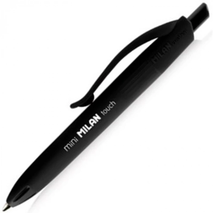 MİLAN 176531140 MİNİ BASMALI TÜKENMEZ KALEM SİYAH