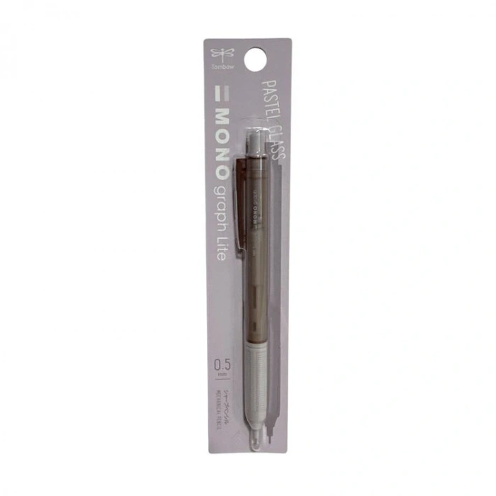 TOMBOW MONO GRAPH  MEKANİK KURŞUN KALEM 0.5MM LITE PASTEL GLASS- CAM KAHVE XCSH-MGL507LPK