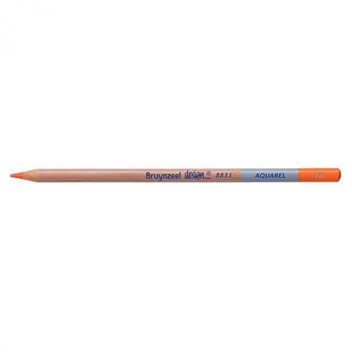 BRUYNZEEL DESING AQUARELL - KURU SULU BOYA KALEMİ - PERMANENT ORANGE - B883518K