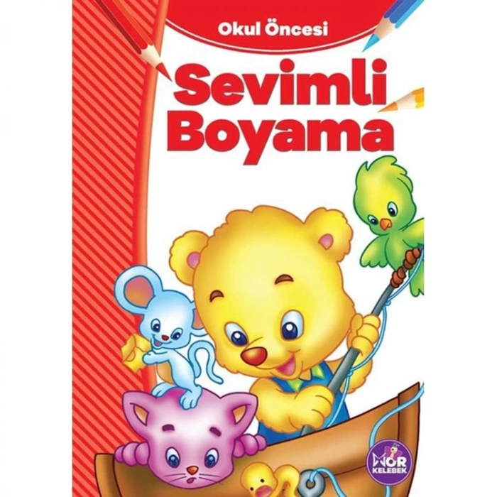 MOR KELEBEK - OKUL ÖNCESİ SEVİMLİ BOYAMA