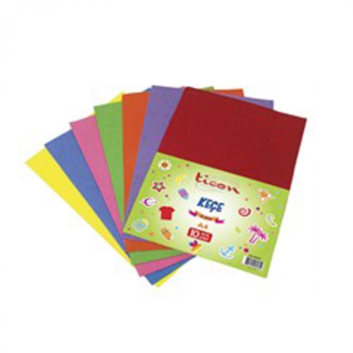 TİCON KEÇE 20X30CM 10LU KARIŞIK RENK