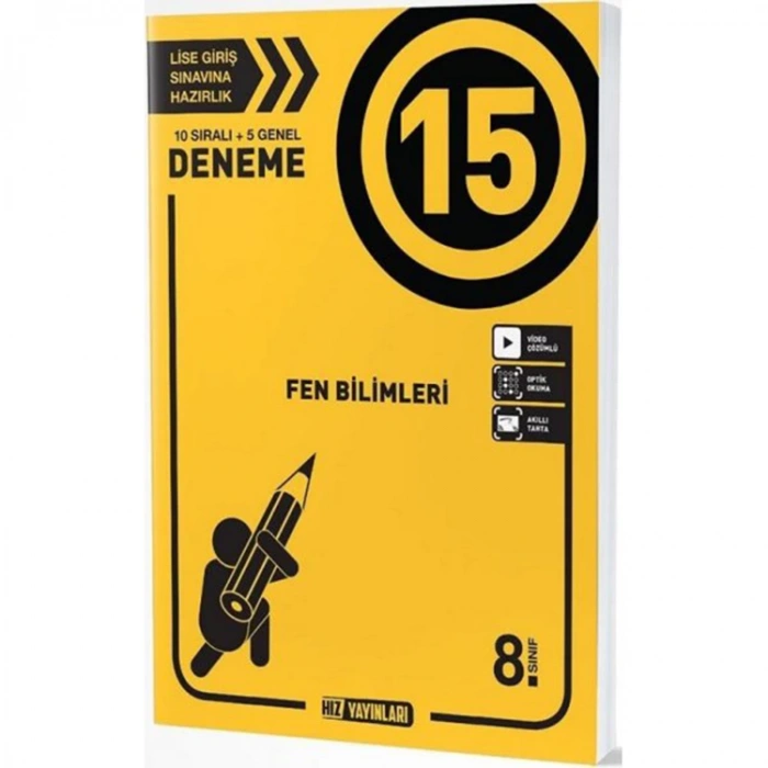 HIZ 8. SINIF FEN BİLİMLERİ 15Lİ DENEME