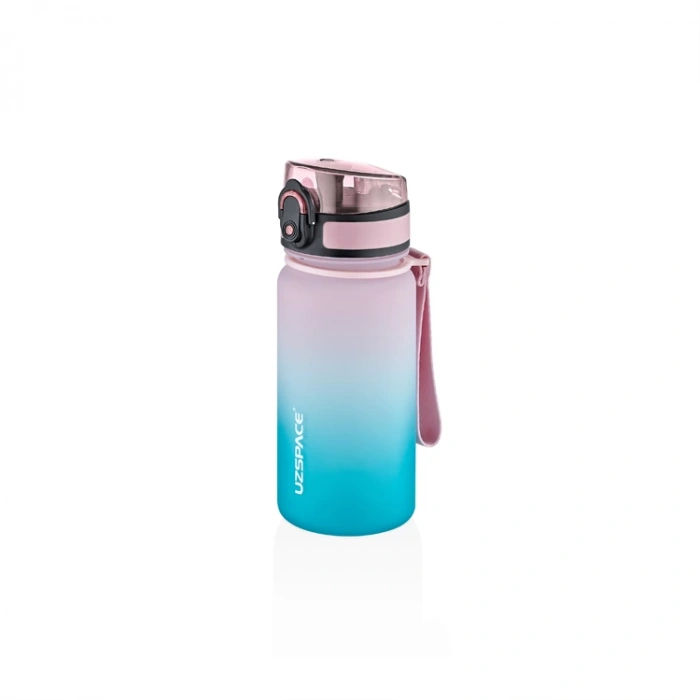 UZSPACE MATARA TRITAN 3034 350 ML PINK-CYAN