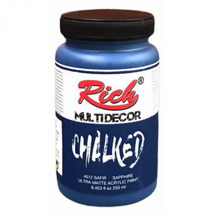 RİCH MDC-250-4612 MULTİ DECOR CHALKED 250 CC SAFİR