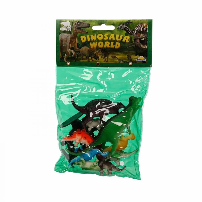SUNMAN F288 DİNOZORLAR DÜNYASI KÜÇÜK BOY POŞET OYUN SETİ