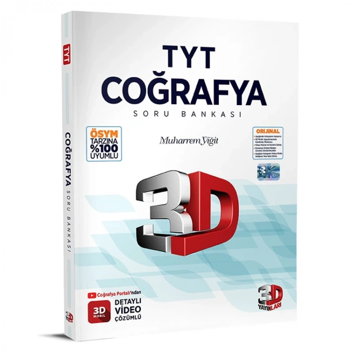 3D TYT COĞRAFYA SORU BANKASI - 2023