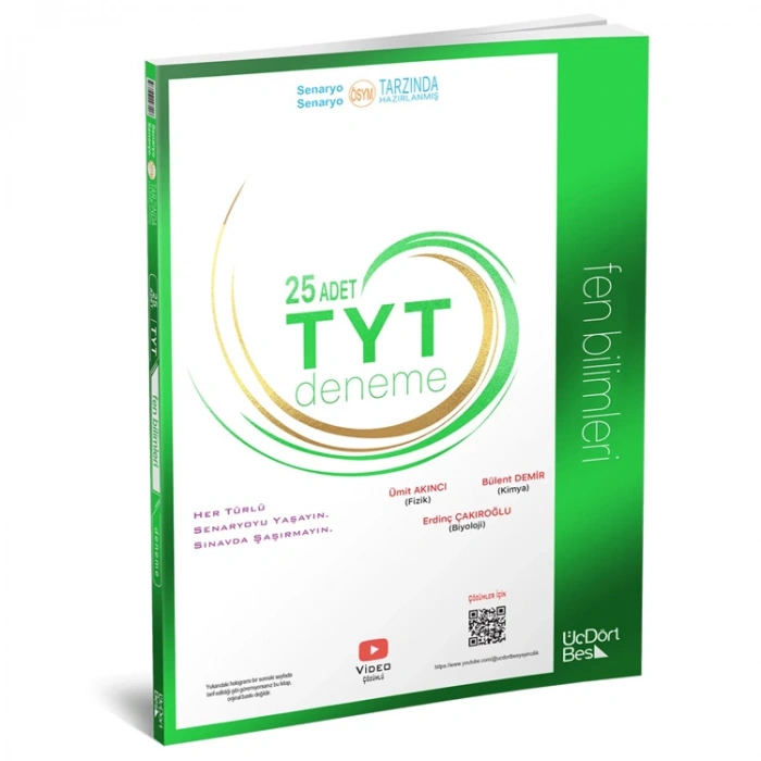 ÜÇDÖRTBEŞ  TYT FEN BİLİMLERİ 25Lİ DENEME