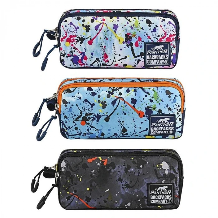 PANTHER PT-5232 SPLASH 2 BÖLMELİ KALEM ÇANTASI