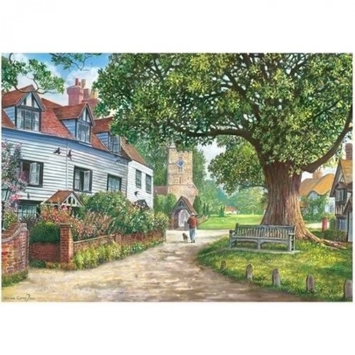 KESKİN 68x48 1000 PARÇA PUZZLE/YAPBOZ KÖYDE AKŞAMÜSTÜ