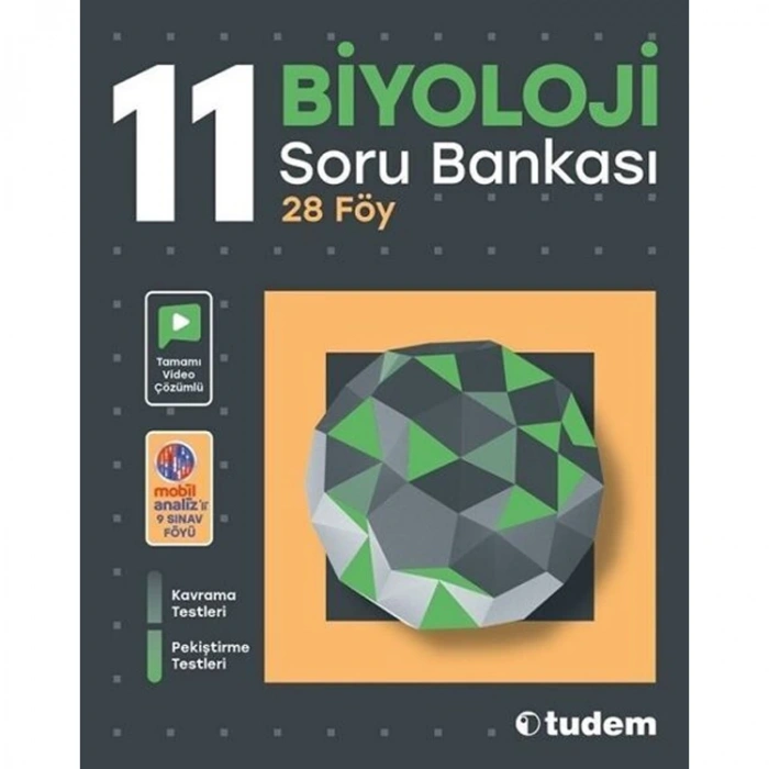 TUDEM 11.SINIF BİYOLOJİ SORU BANKASI 28 FÖY