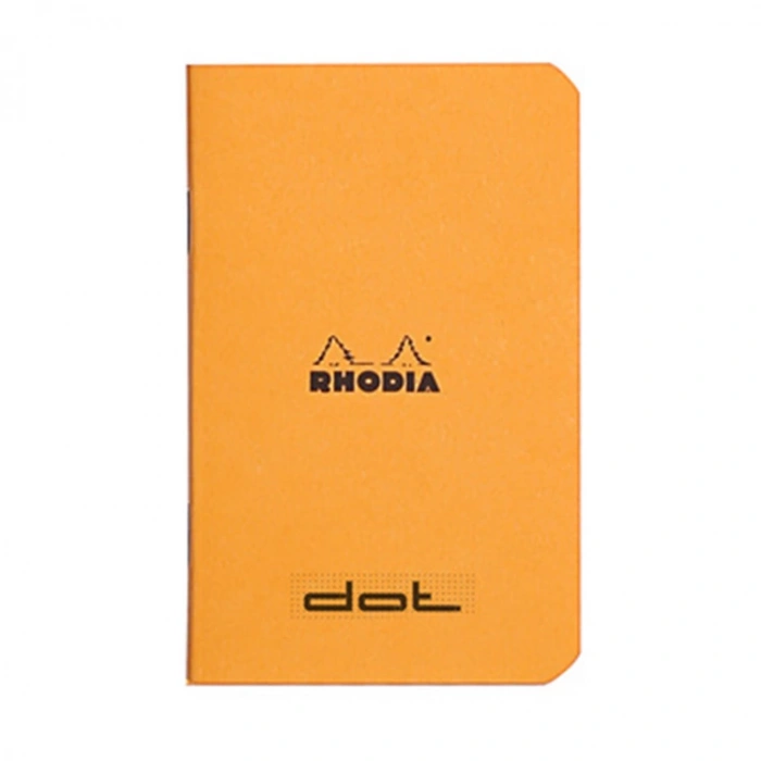 RHODIA DOT 75x120mm NOKTALI DEFTER TURUNCU KAPAK 24 YP.