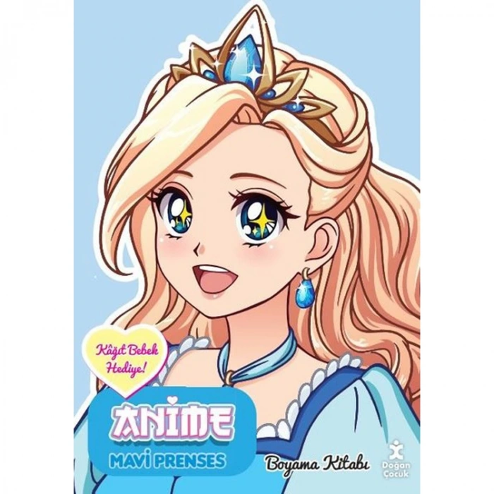ANİME MAVİ PRENSES BOYAMA KİTABI