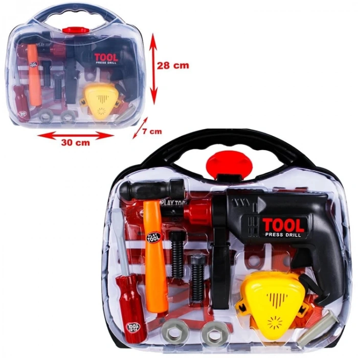 KZL TAMİR SETİ TG206 TOOL PRESS DRİLL ÇANTALI 3+