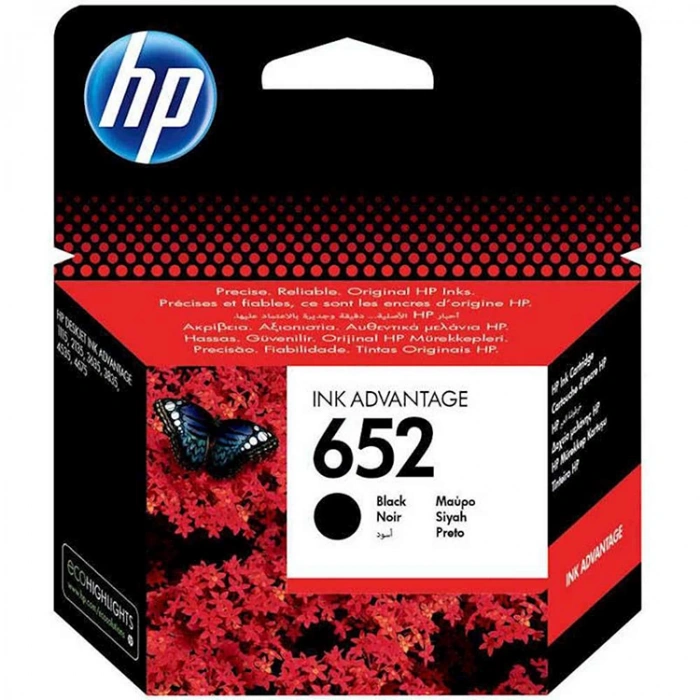 HP 652 SİYAH KARTUŞ