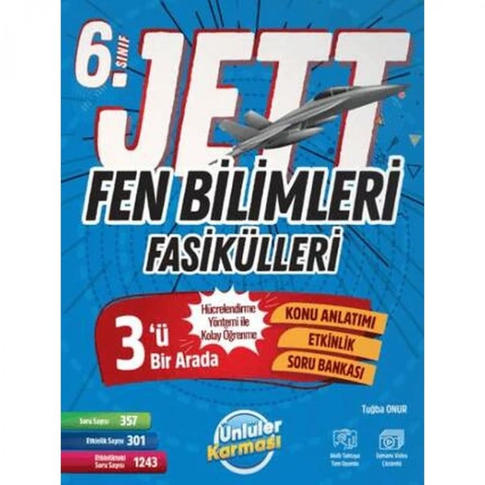 ÜNLÜLER KARMASI 6. SINIF JETT FEN BİLİMLERİ FASİKÜLLERİ