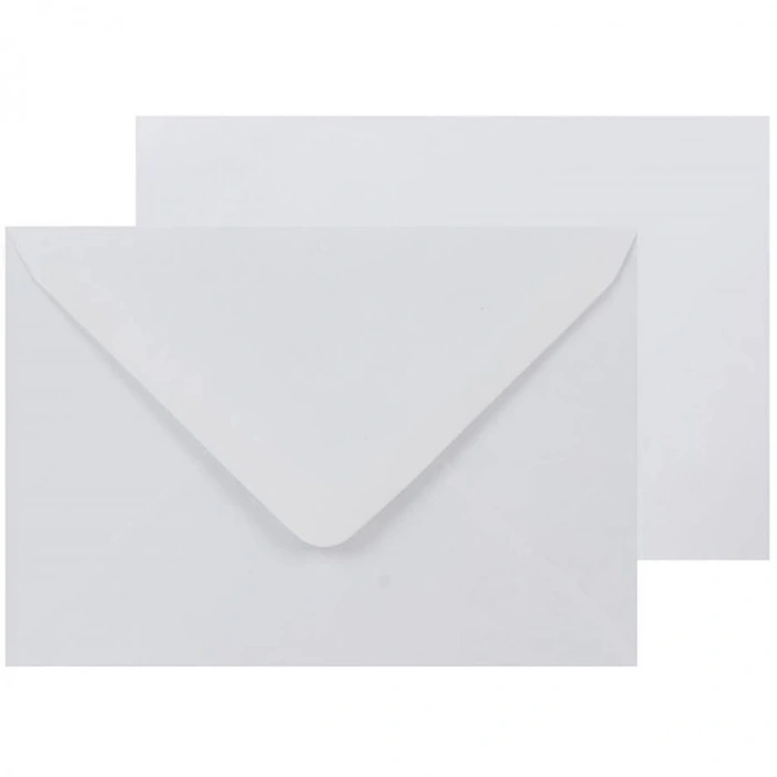 OYAL ZARF KARE 11.4x16.2 70GR. SİLİKONLU BEYAZ (GLORIA) 500lü