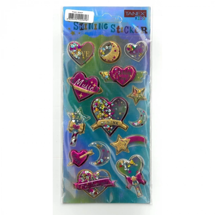 TANEX TNX-5047 SHINING PUFFY ETİKET SERİ 2 - 1 ADET