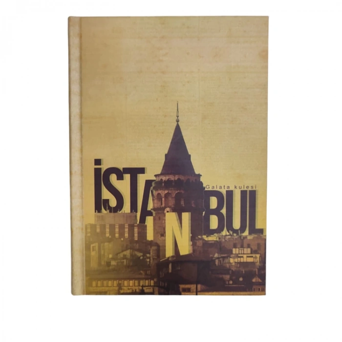 TRUFFY 308962 14x20cm SERT KAPAK ÇİZGİSİZ DEFTER 96 YP. - İSTANBUL