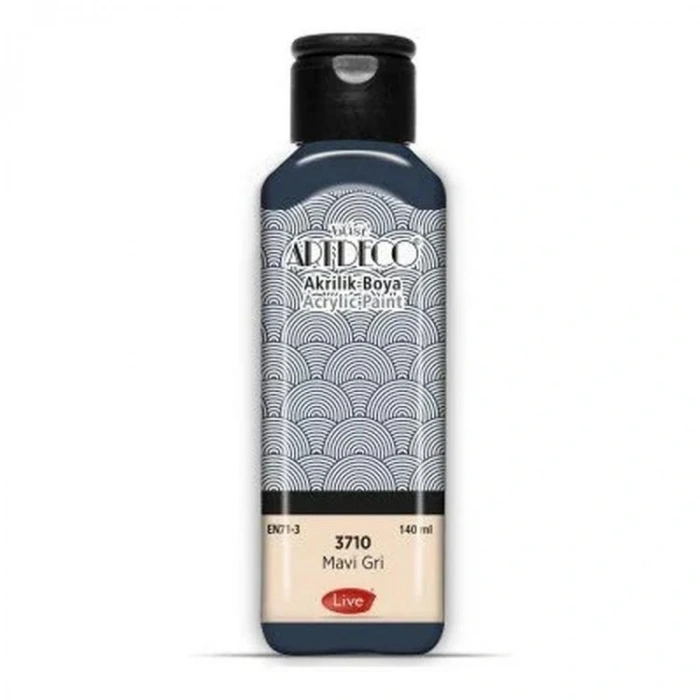 ARTDECO 3710 AKRİLİK BOYA 140 ML. MAVİ GRİ
