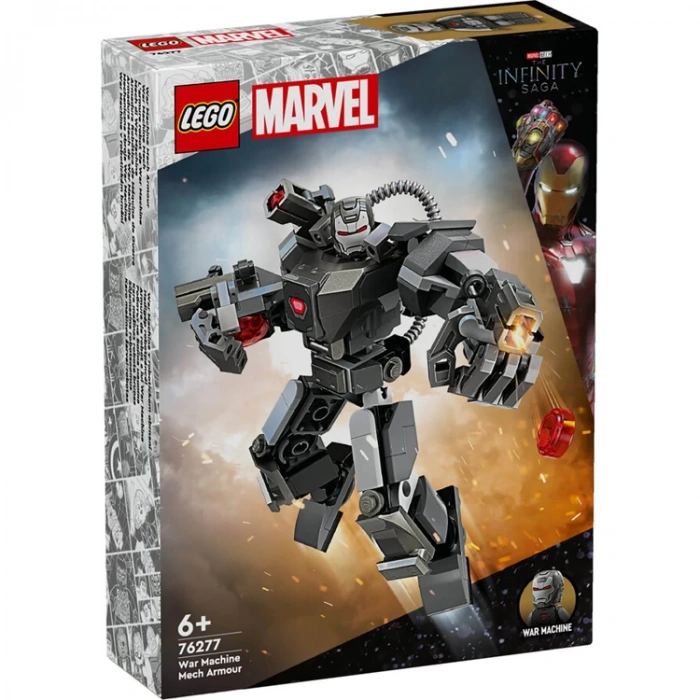 LEGO 76277 MARVEL WAR MACHINE ROBOT ZIRHI 154 PARÇA 6+