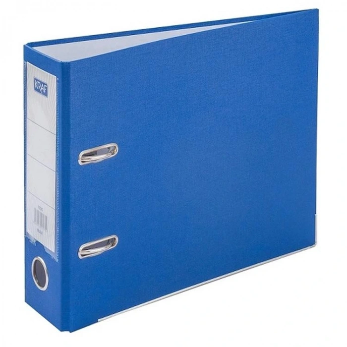 KRAF 1035 PLASTİK TELGRAF KLASÖRÜ GENİŞ MAVİ