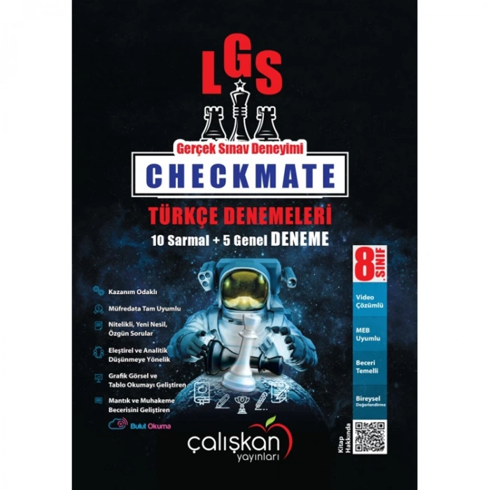 ÇALIŞKAN 8. SINIF CHECKMATE TÜRKÇE BRANŞ DENEMELERİ (10 SARMAL+5 GENEL)