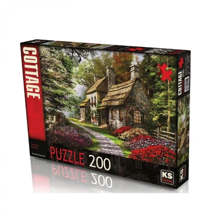KS GAMES 24009 CARNATION COTTAGE 48x34cm YAPBOZ/PUZZLE 200 PARÇA