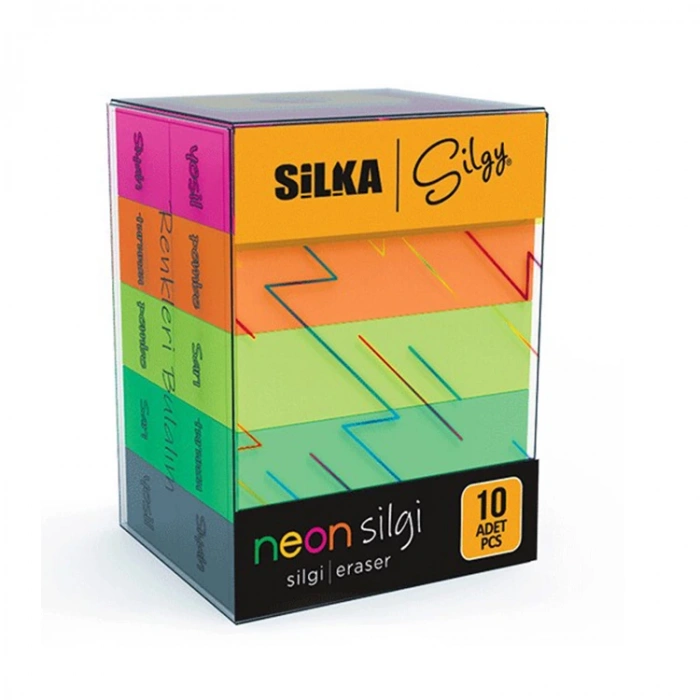 SİLKA ART14 CORNOR NEON SİLGİ 5 RENK 10lu PAKET
